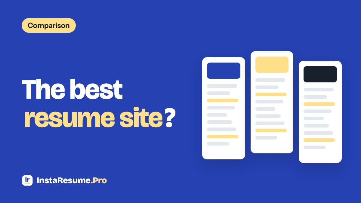Which Is the Best Site to Create a Resume? (2026 Comparison)