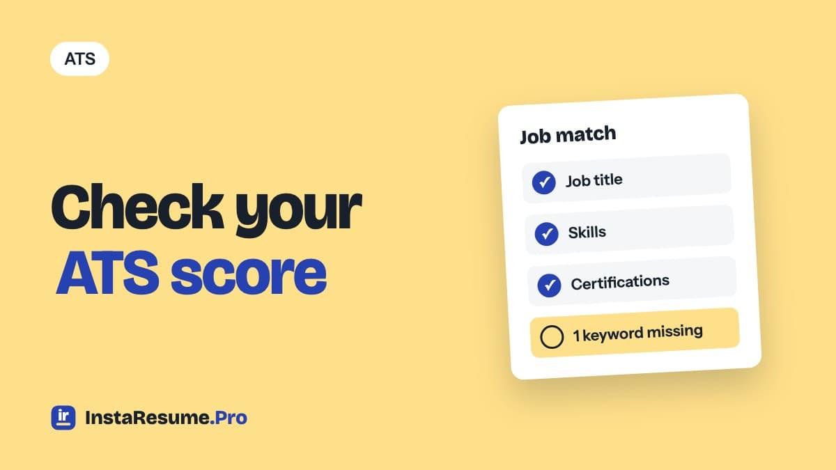 Free ATS Resume Checker: How to Check Your Resume's ATS Score (2026)