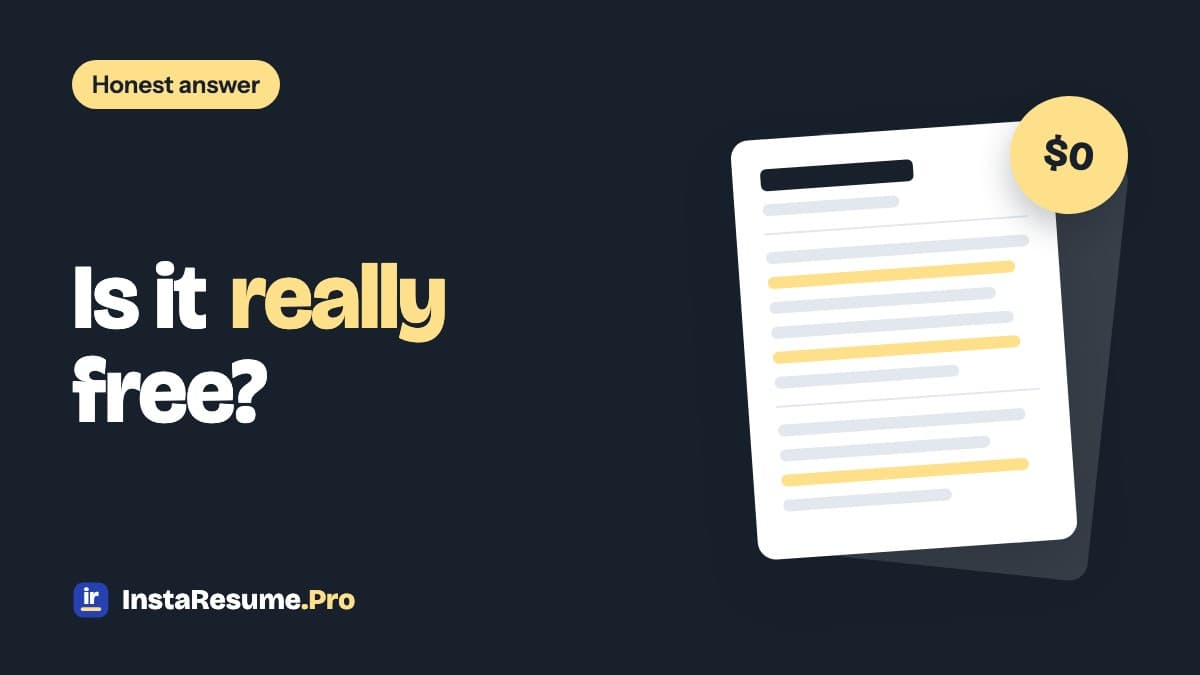 Is There a Free Resume Builder Without Paying? (Honest 2026 Answer)
