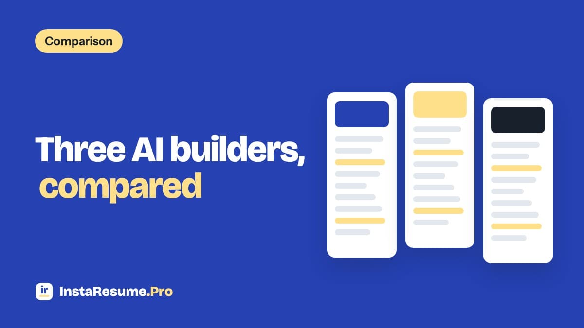 InstaResume.Pro vs Jobscan vs Rezi: Best AI Resume Builders for ATS Optimization in 2026