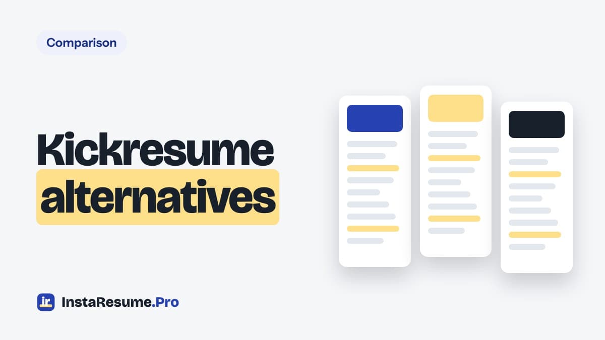Kickresume Alternatives 2026: Cheaper AI Resume Builders for ATS